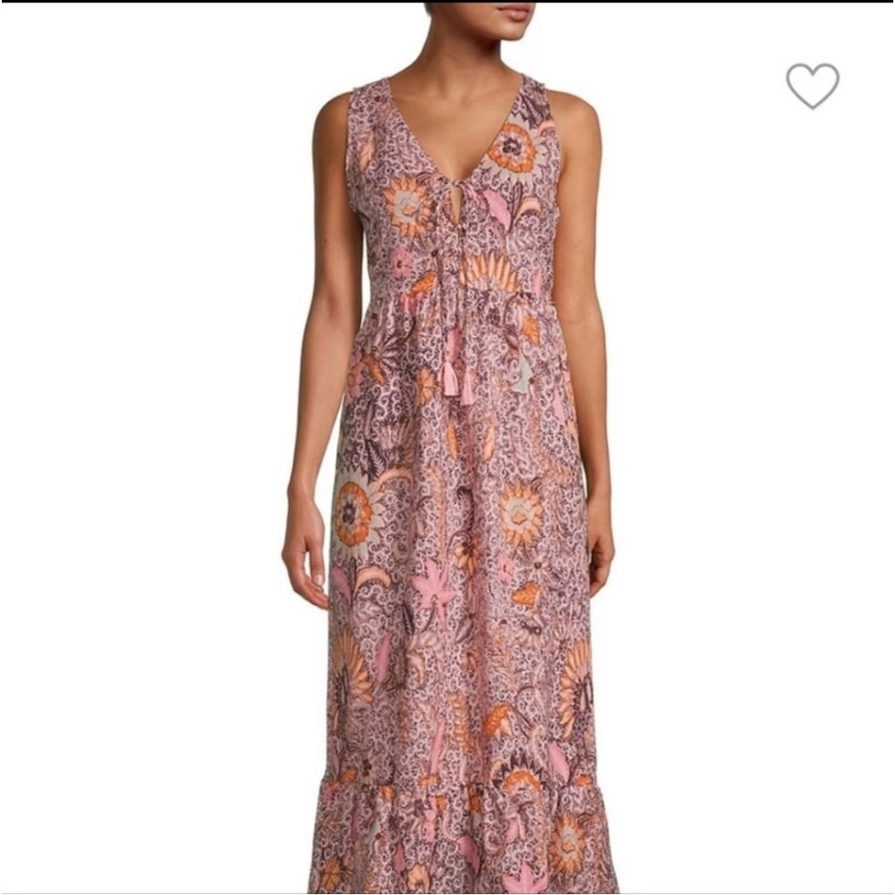 Madewell Pink Floral Maxi Dress